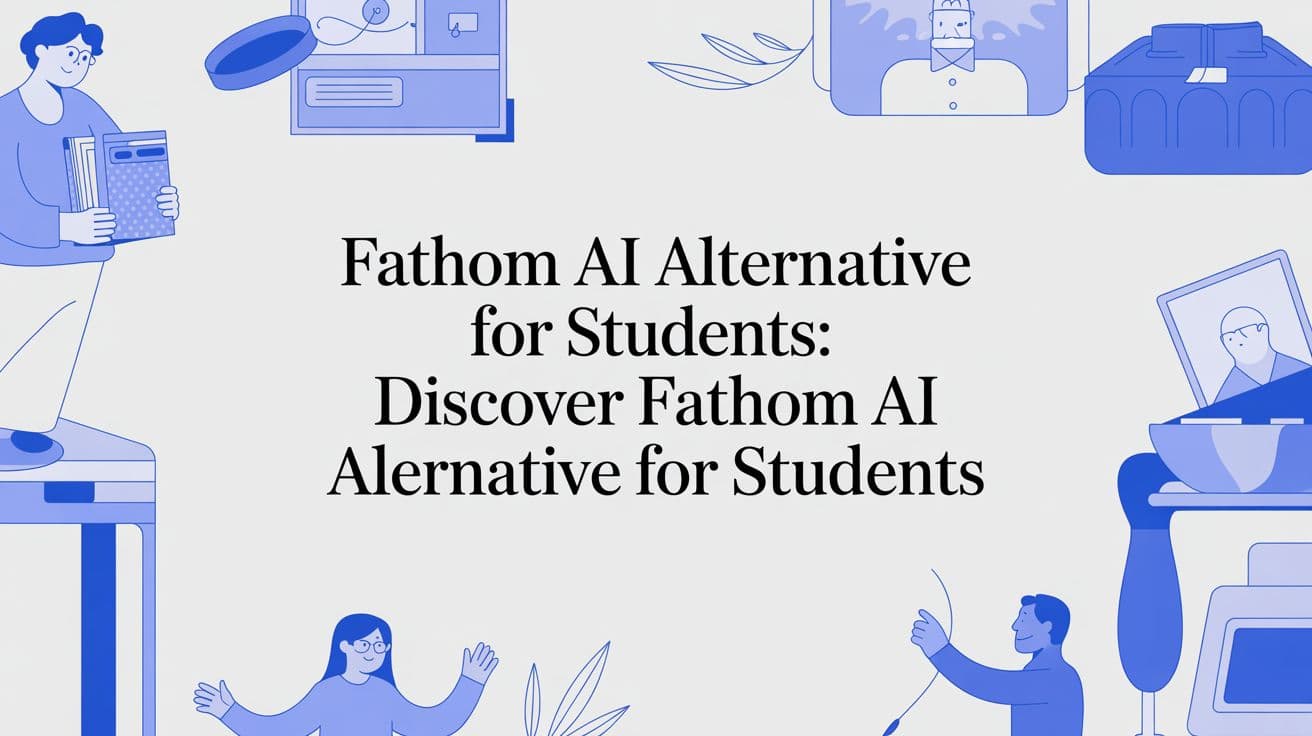 Alternativa a Fathom para aprendizaje con video (no para reuniones)