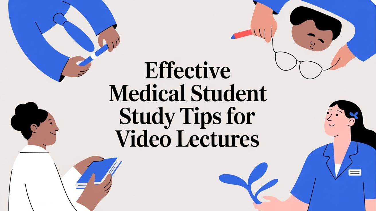 Notes de cours vidéo pour étudiants en médecine
