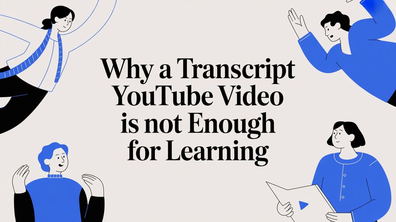 YouTube ビデオノートと書き起こし:違いは何ですか?