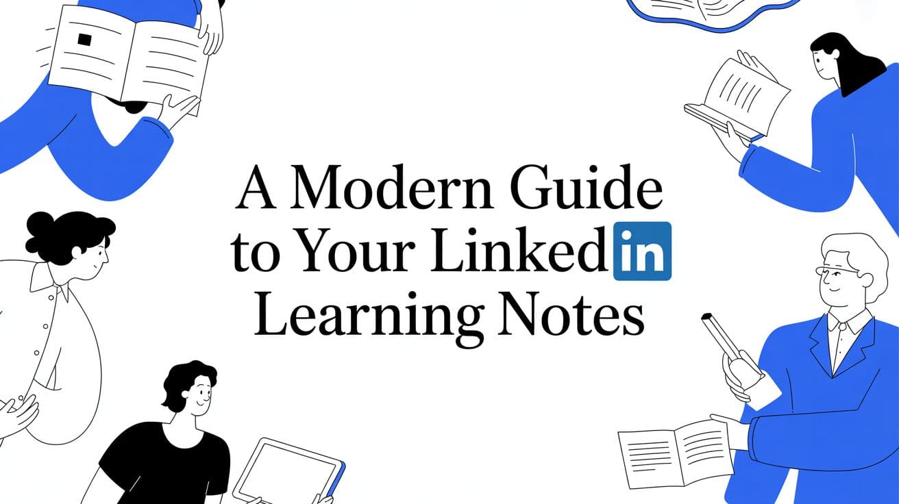 Как делать заметки по курсам LinkedIn Learning
