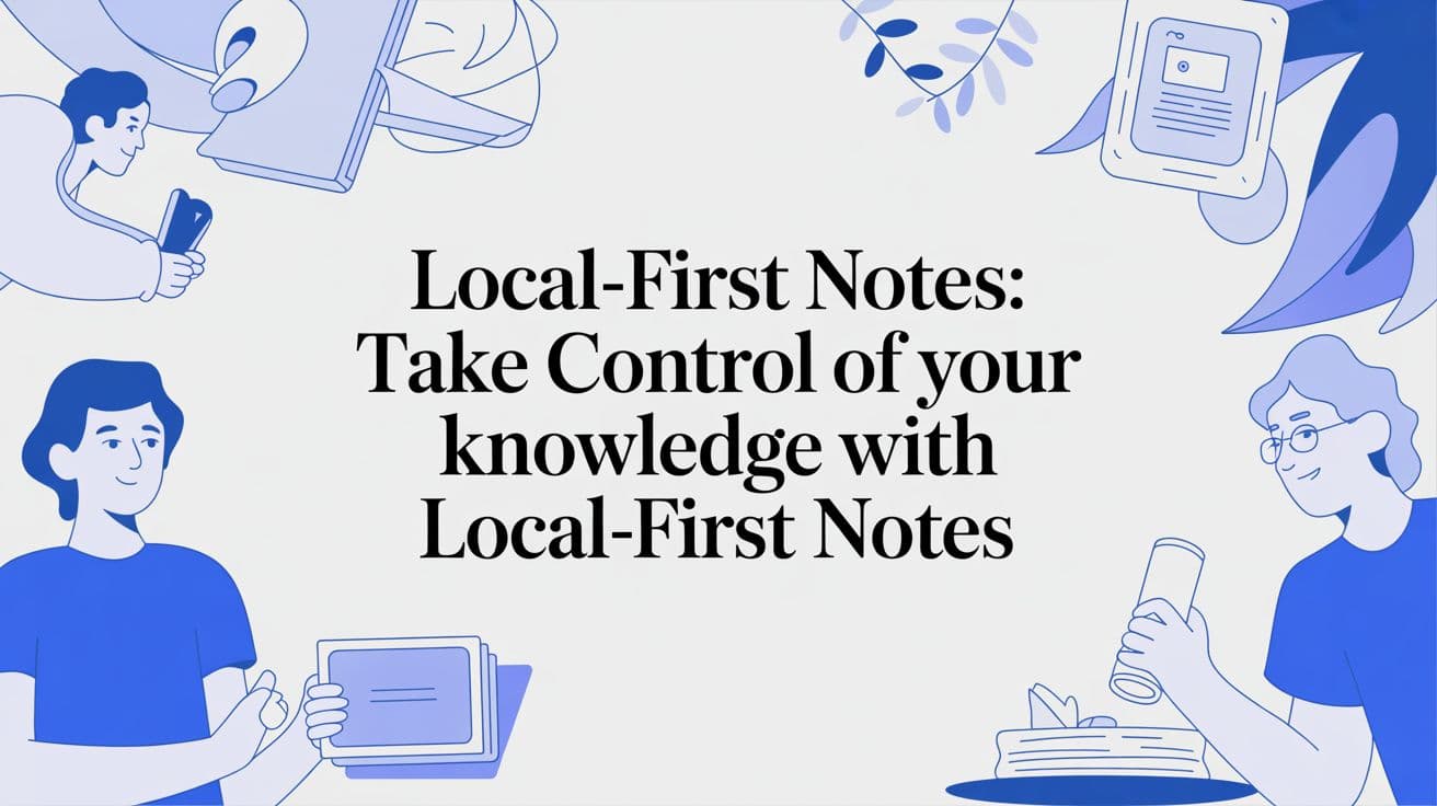 Local-first video notes: Why Your Knowledge Belongs on Your Machine