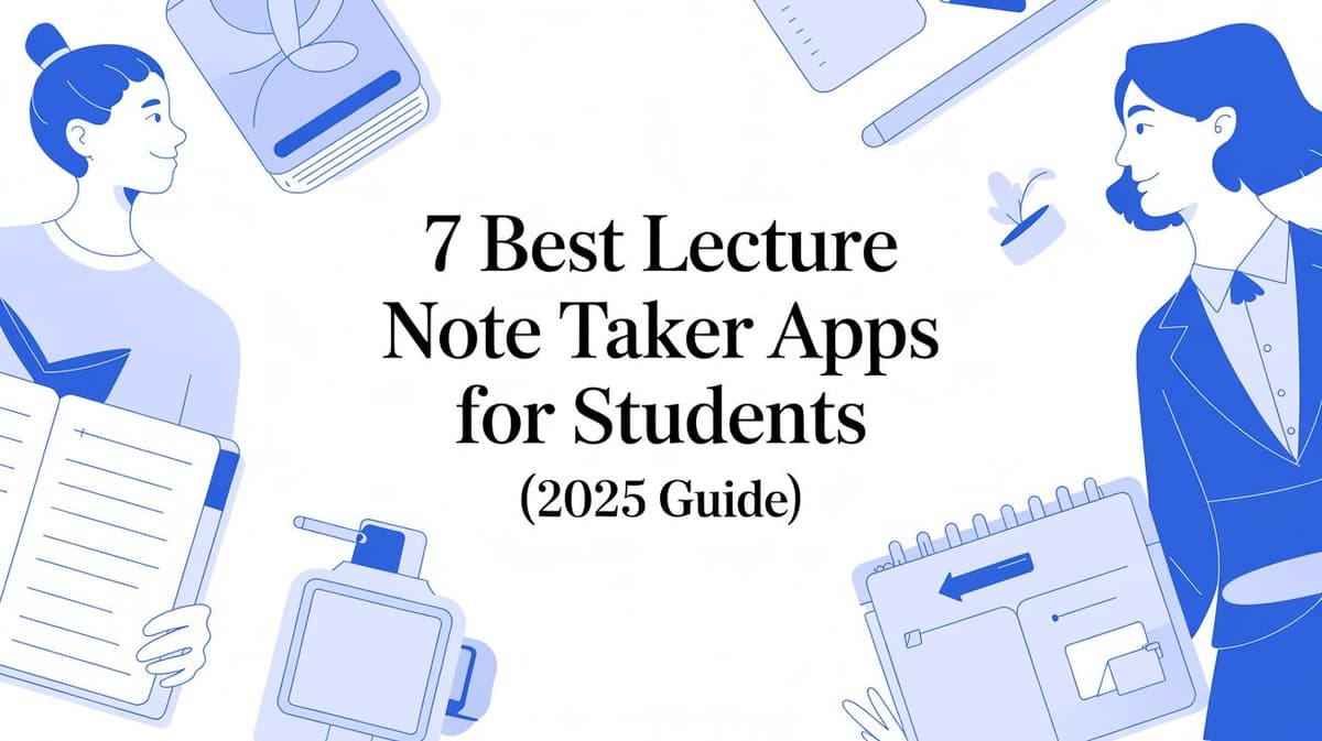 7 Best Lecture Note Taker Apps for Students (2025 Guide) | HoverNotes