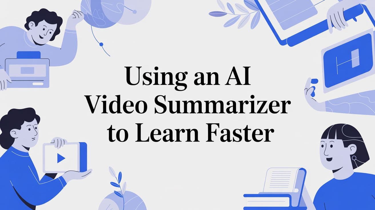 Using an AI Video Summarizer to Learn Faster
