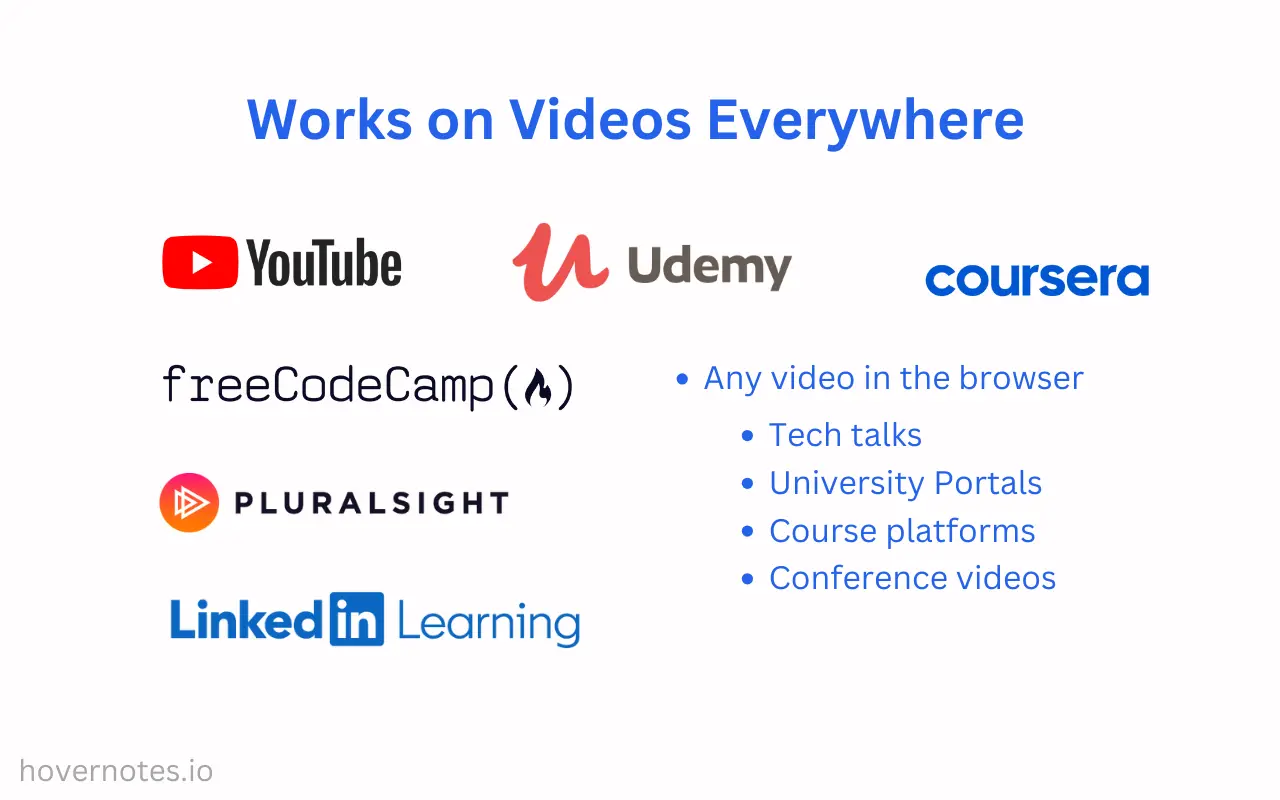 Universal platform support for all video sources